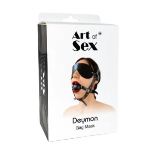Кляп-маска Art of Sex - Deymon 9 Кляп-маска Art of Sex - Deymon - Зображення 4