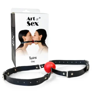 Подвійний кляп Art of Sex - Twins - Зображення 3