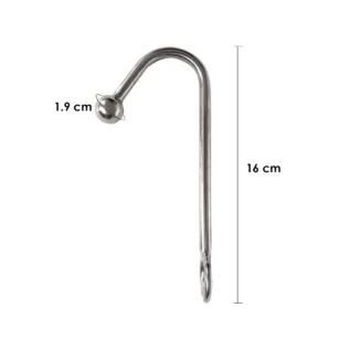 Alternative view of Бондажний набір із металевим анальним гаком №1 Art of Sex Blanca Bondage set with anal hook