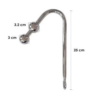 Alternative view of Бондажний набір із металевим анальним гаком №3 Art of Sex Blanca Bondage set with anal hook