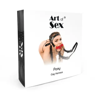 БДСМ кляп-упряжка Art of Sex - BDSM Gag Harness Pony 7 Зображення БДСМ кляп-упряжка Art of Sex - BDSM Gag Harness Pony