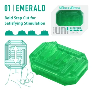 Alternative view of Стимулятор для ерогенних зон Tenga UNI Emerald