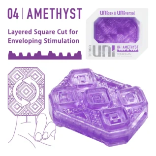 Alternative view of Стимулятор для ерогенних зон Tenga UNI Amethyst