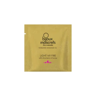 Пробник масажної олії Bijoux Indiscrets Light my Fire –  Wild Strawberry & Honey 2ml