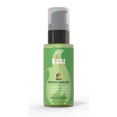 Зігрівальний масажний гель Sensuva Sizzle Lips Caramel Apple 59ml