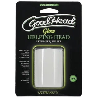 Мастурбатор Doc Johnson GoodHead - Glow Helping Head 12 Мастурбатор Doc Johnson GoodHead - Glow Helping Head - Зображення 5