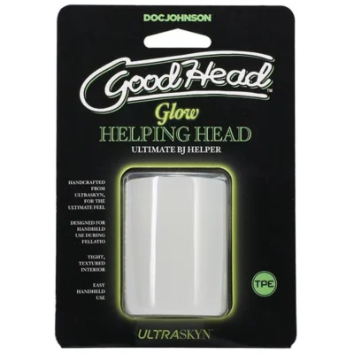Зображення Мастурбатор Doc Johnson GoodHead - Glow Helping Head