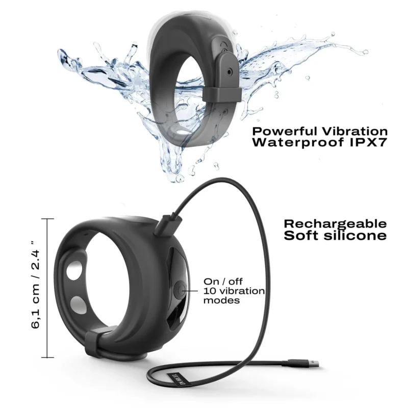 Ерекційне віброкільце Dorcel Fit Vibe Ring - Зображення 4