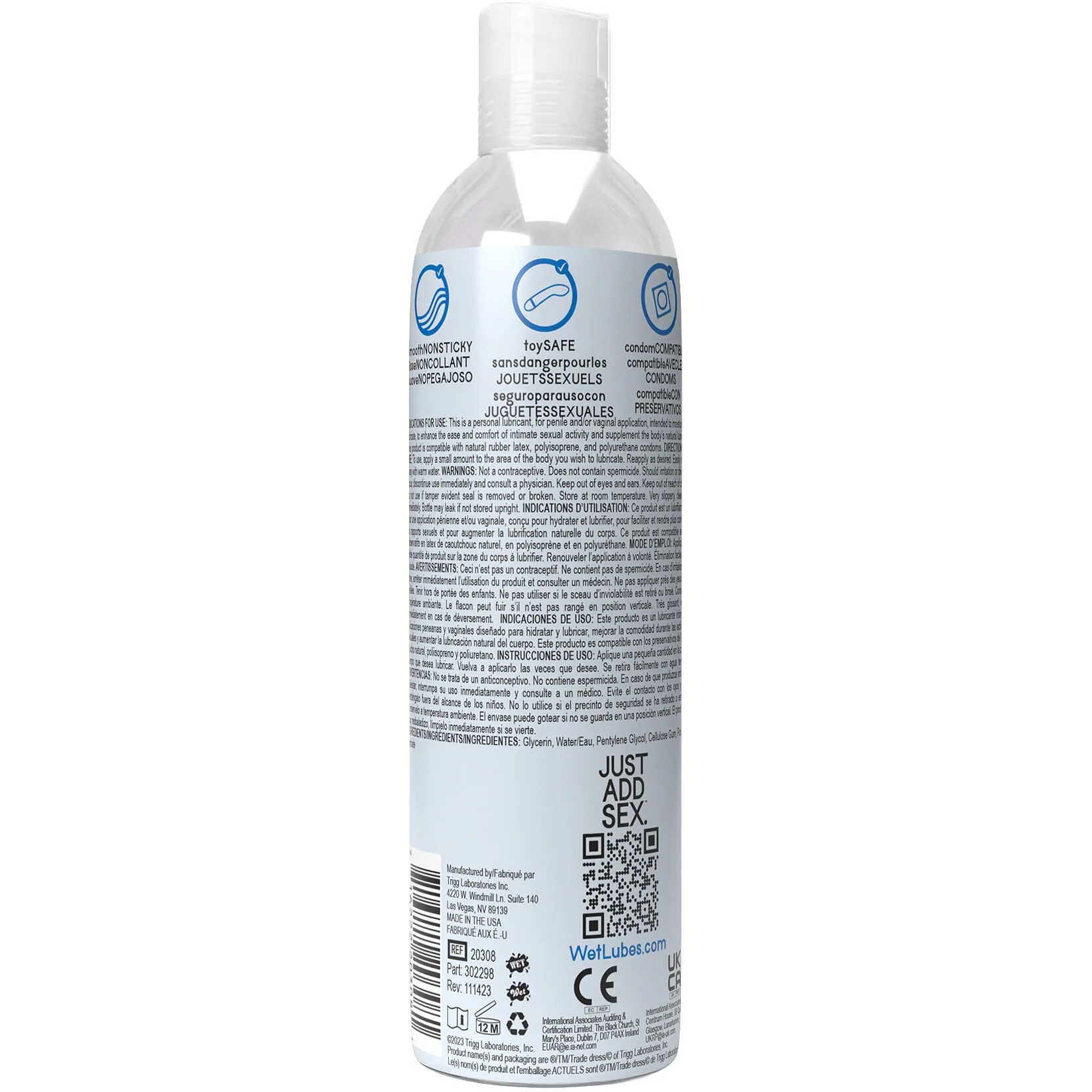 Лубрикант на водній основі Wet Pure Water Based 118ml 4 Лубрикант на водній основі Wet Pure Water Based 118ml - Зображення 2