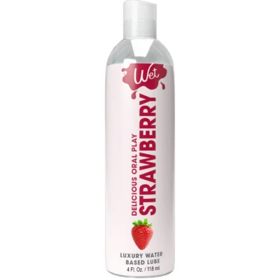 Лубрикант на водній основі Wet Oral Play Strawberry 118ml