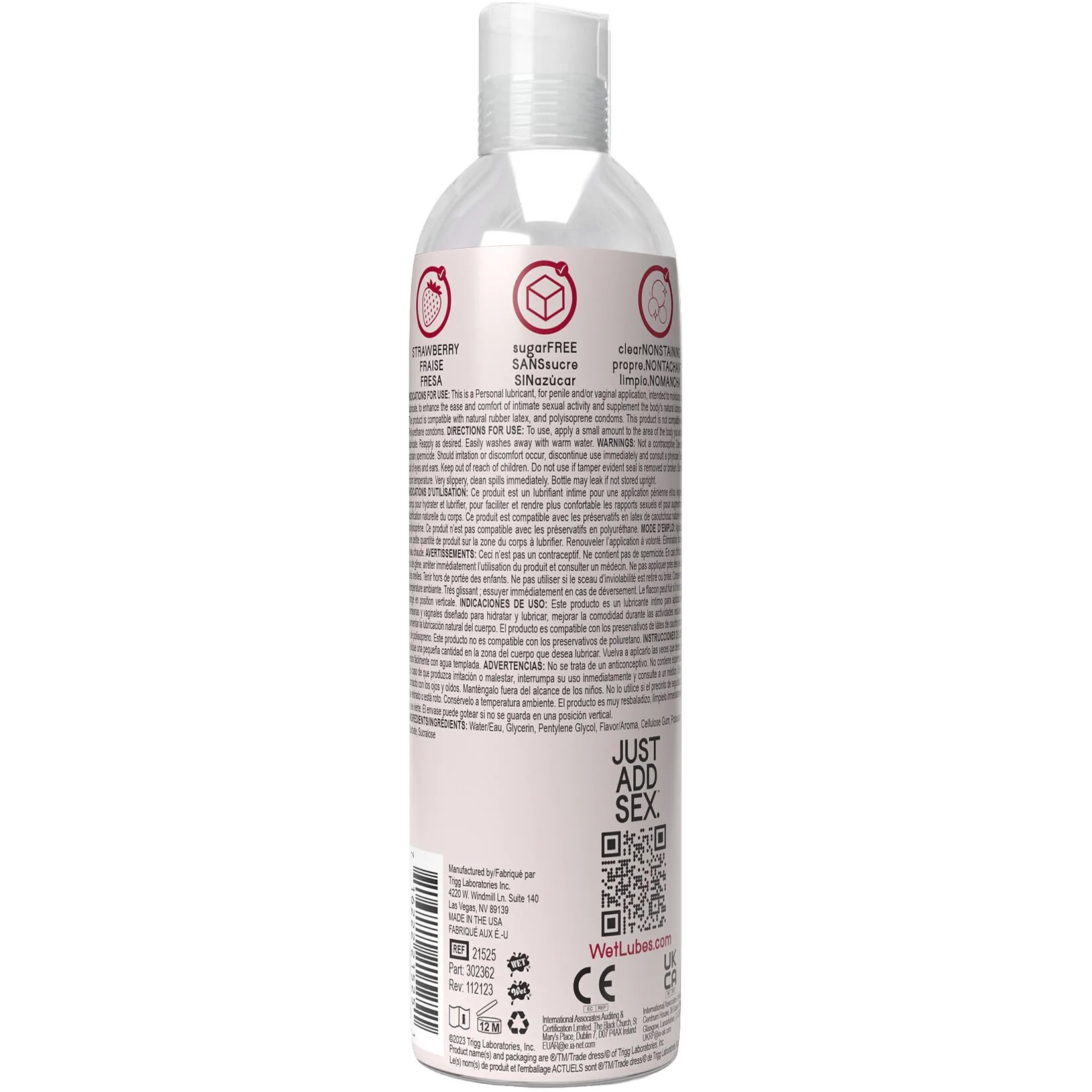 Лубрикант на водній основі Wet Oral Play Strawberry 118ml 4 Лубрикант на водній основі Wet Oral Play Strawberry 118ml - Зображення 2