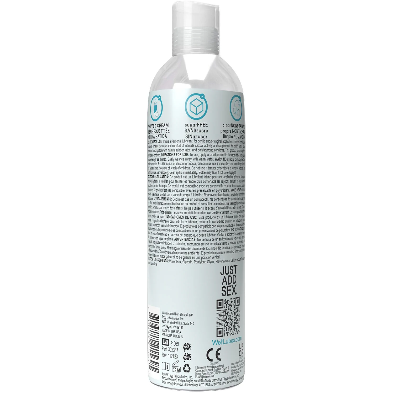 Лубрикант на водній основі Wet Oral Play Whipped Cream 118ml 4 Лубрикант на водній основі Wet Oral Play Whipped Cream 118ml - Зображення 2