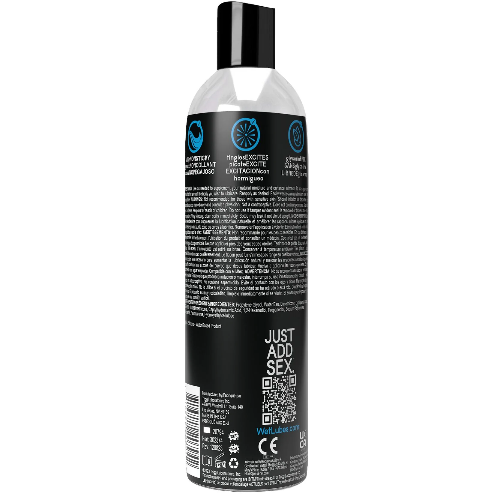 Охолоджувальний лубрикант Wet Extra Sensations Tingling 118ml 4 Охолоджувальний лубрикант Wet Extra Sensations Tingling 118ml - Зображення 2