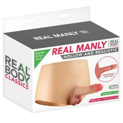 Зображення Страпон Real Body — Real Manly hollow and realistic L/XL