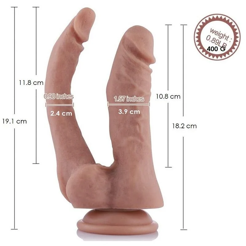 Подвійний фалоімітатор Hismith 9.8" Double Penetrator Silicone Dildo 4 Подвійний фалоімітатор Hismith 9.8" Double Penetrator Silicone Dildo - Зображення 2