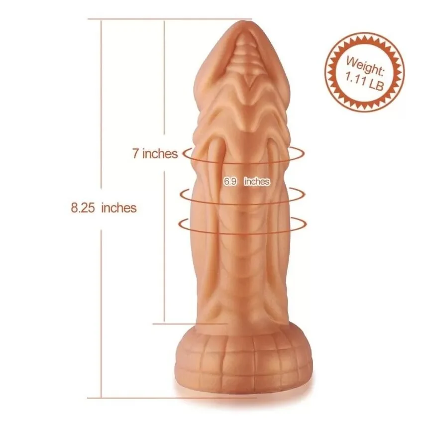 Силіконовий дилдо з вібрацією Hismith Slightly Curved Vibrating Silicone Dildo Monster Series 4 Силіконовий дилдо з вібрацією Hismith Slightly Curved Vibrating Silicone Dildo Monster Series - Зображення 2