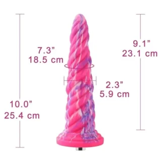 Alternative view of Силіконовий дилдо Hismith Awl Shape Silicone Dildo Monster Series