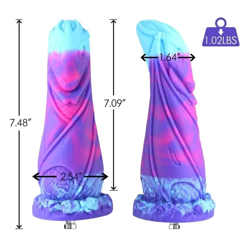 Силіконовий дилдо Hismith 7.48" Silicone Dildo HSA139 Monster Series 4 Силіконовий дилдо Hismith 7.48" Silicone Dildo HSA139 Monster Series - Зображення 2
