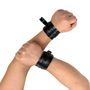 Alternative view of Чоловічі шкіряні наручники Art of Sex - Man Handcuffs Speedway