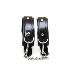 Alternative view of Поножі з екошкіри Art of Sex - Legcuffs Emoji