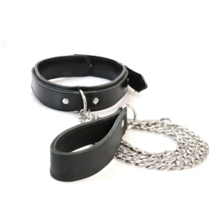 Alternative view of Нашийник з повідцем з екошкіри Art of Sex - Leash and Collar Emoji