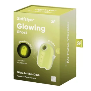 Вакуумний кліторальний стимулятор з вібрацією Satisfyer Glowing Ghost 15 Зображення Вакуумний кліторальний стимулятор з вібрацією Satisfyer Glowing Ghost