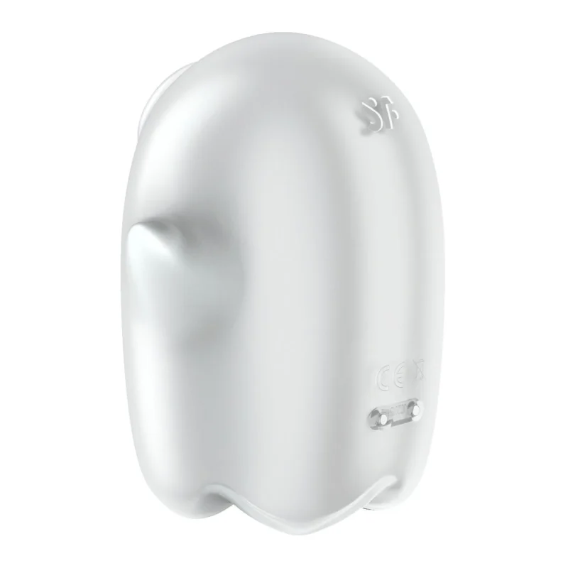 Вакуумний кліторальний стимулятор з вібрацією Satisfyer Glowing Ghost White - Зображення 4