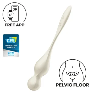 Вагінальні смарт-кульки з вібрацією Satisfyer Love Birds 1 Connect App 78gm