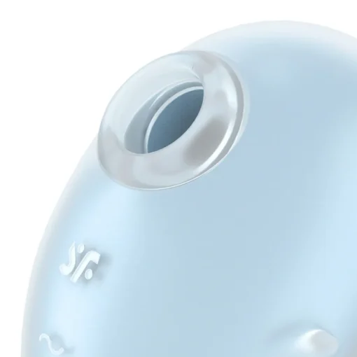 Вакуумний кліторальний стимулятор з вібрацією Satisfyer Cutie Ghost Blue - Зображення 4
