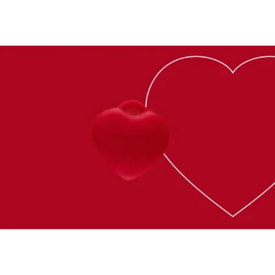 Зображення Мінівібратор "Сердечко" FairyGasm PleasureStone red