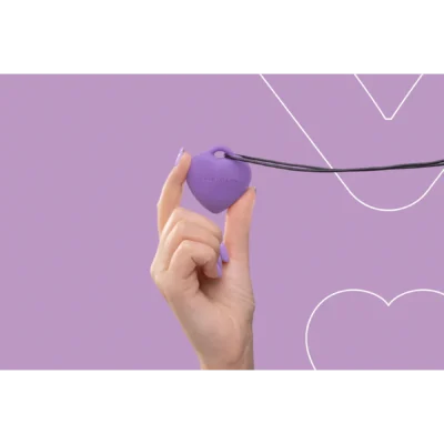 Зображення Мінівібратор "Сердечко" FairyGasm PleasureStone violet