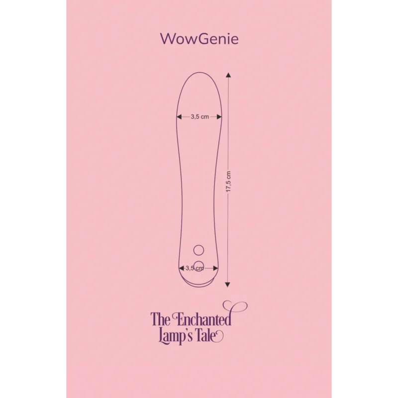 Вібратор з підігрівом FairyGasm WowGenie blue - Зображення 8