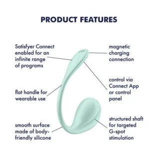 Зображення Смарт-віброяйце Satisfyer Smooth Petal Connect App