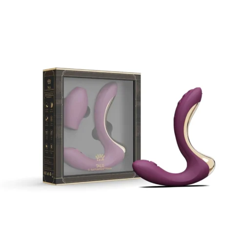 Вібратор-пульсатор з вакуумною насадкою Zalo – Talis G-Spot PulseWave Vibrator Velvet - Зображення 5