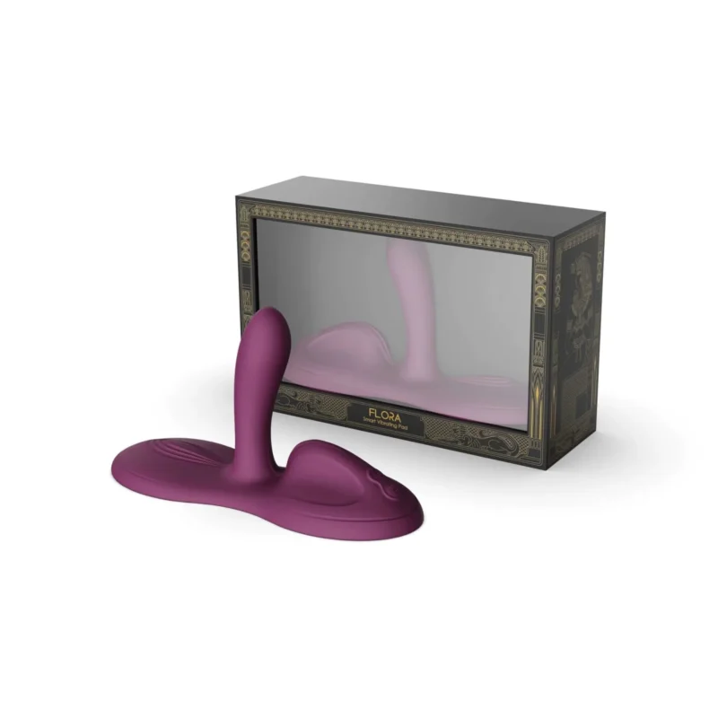 Sit-on-top смарт-вібратор Zalo – Flora Smart Vibrating Pad Velvet - Зображення 5