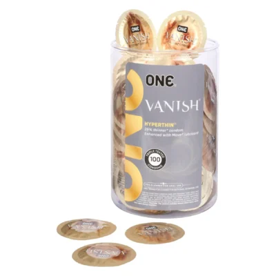 Набір презервативів ONE Vanish Hyperthin 100pcs