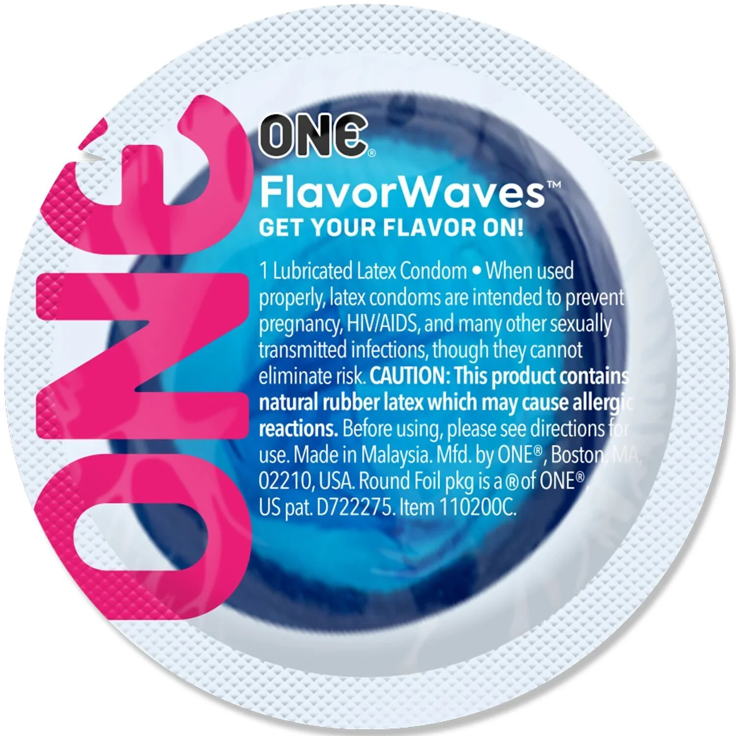 Презерватив ONE FlavorWaves зі смаком Fresh 1pcs 4 Презерватив ONE FlavorWaves зі смаком Fresh 1pcs - Зображення 2