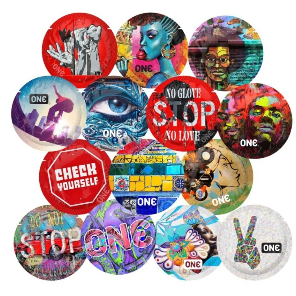 Презерватив ONE Street Art Collection 1pcs 3 Презерватив ONE Street Art Collection 1pcs