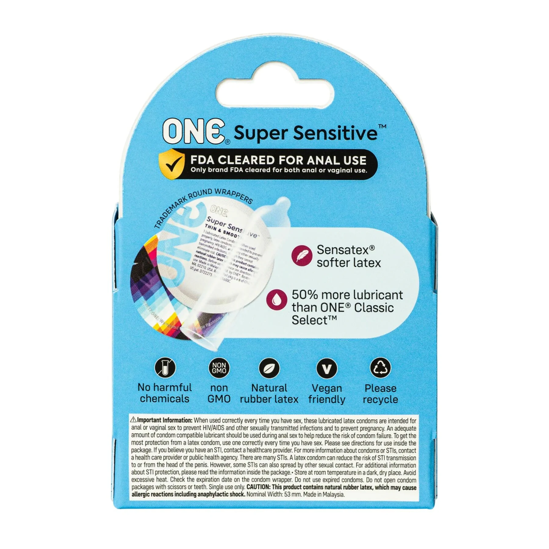 Презервативи ONE Super Sensitive 3psc 4 Презервативи ONE Super Sensitive 3psc - Зображення 2