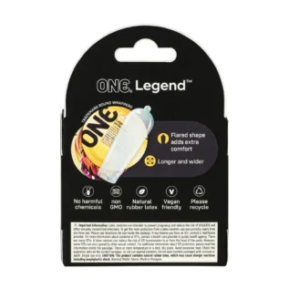Alternative view of Презервативи ONE Legend Extra Large 3pcs