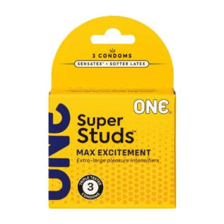 Презервативи ONE Super Studs 3pcs