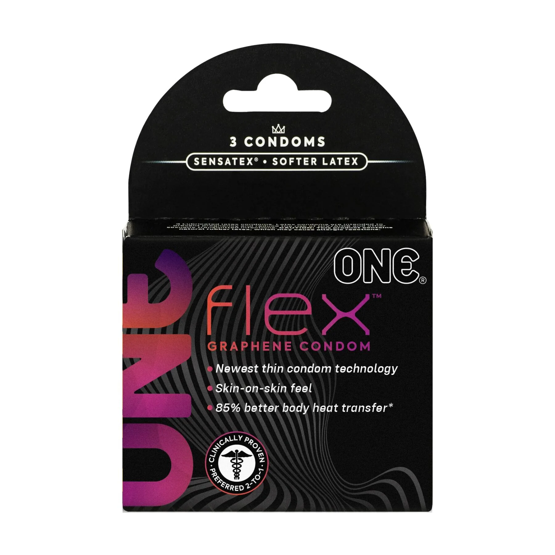 Презервативи ONE Flex Graphene Condom 3pcs 3 Презервативи ONE Flex Graphene Condom 3pcs