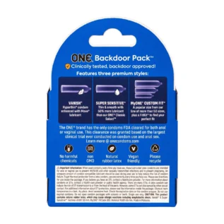 Alternative view of Презервативи ONE Backdoor 3pcs