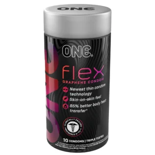 Презервативи ONE Flex Graphene Condom 10pcs