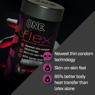 Зображення Презервативи ONE Flex Graphene Condom 10pcs