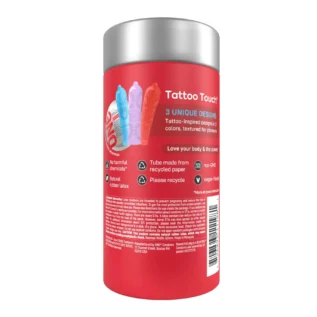 Презервативи ONE Tattoo Touch 12pcs 7 Зображення Презервативи ONE Tattoo Touch 12pcs