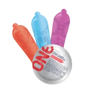 Alternative view of Презервативи ONE Tattoo Touch 12pcs