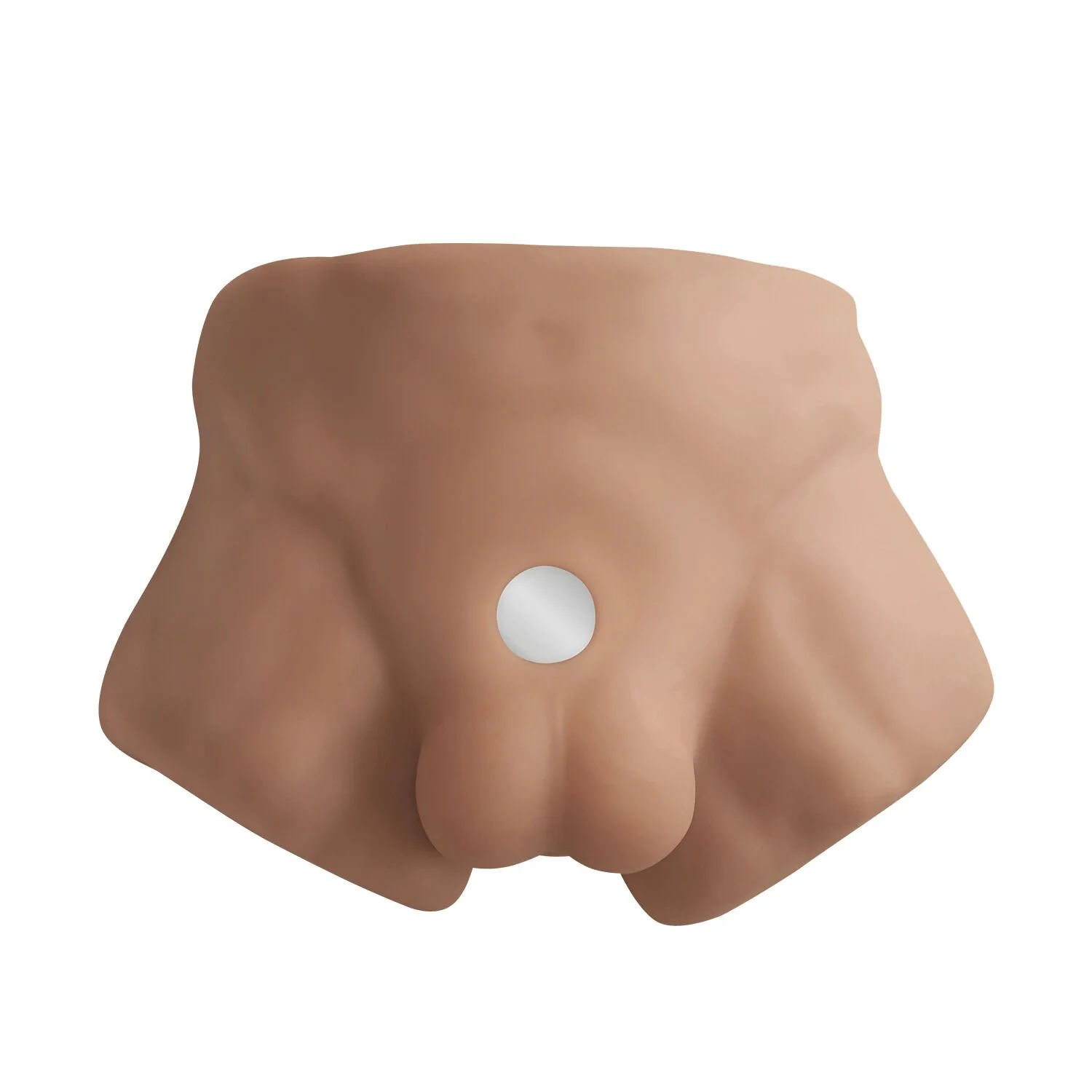 Півторс з фалоімітатором на присосці SilexD Apollo S Male Torso Caramel 4 Півторс з фалоімітатором на присосці SilexD Apollo S Male Torso Caramel - Зображення 2
