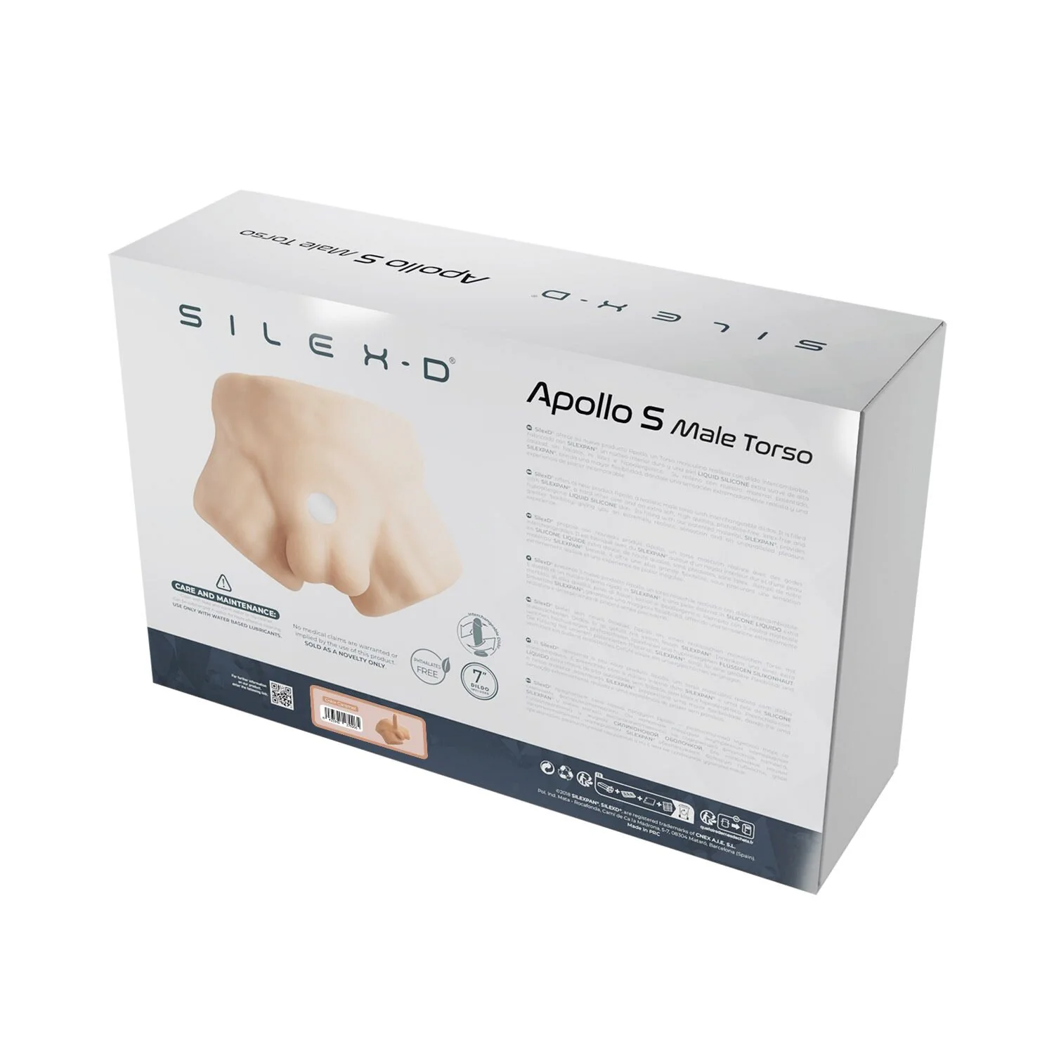 Півторс з фалоімітатором на присосці SilexD Apollo S Male Torso Caramel 9 Півторс з фалоімітатором на присосці SilexD Apollo S Male Torso Caramel - Зображення 7