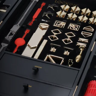 Зображення БДСМ-набір LOCKINK All-in-1 BDSM Play Kit - Crocodile Leather